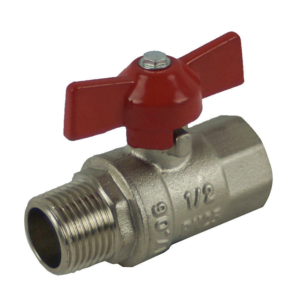 1/2 inch  MF Brass Ballvalve