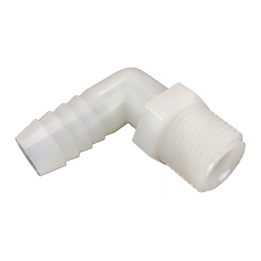 [NEL3812] Nylon 3/8  inch M x 12mm Elbow